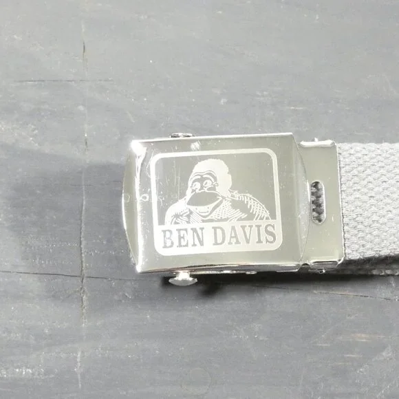 Ben Davis Belt Gray Web 47" at longest point. - Picture 4 of 5
